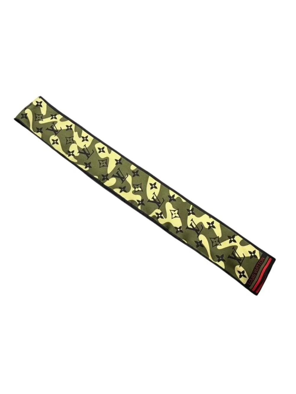 Louis Vuitton Takashi Murakami Bandeau Monogram Moflage Scarf Twilly Silk